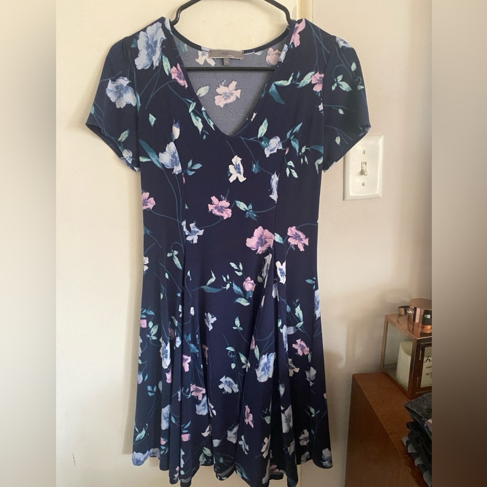 Floral Navy Dress